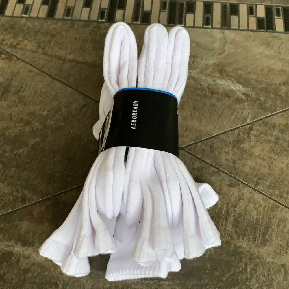 6 pairs socks set Adidas Men’s Cushioned Crew - Picture 3 of 16